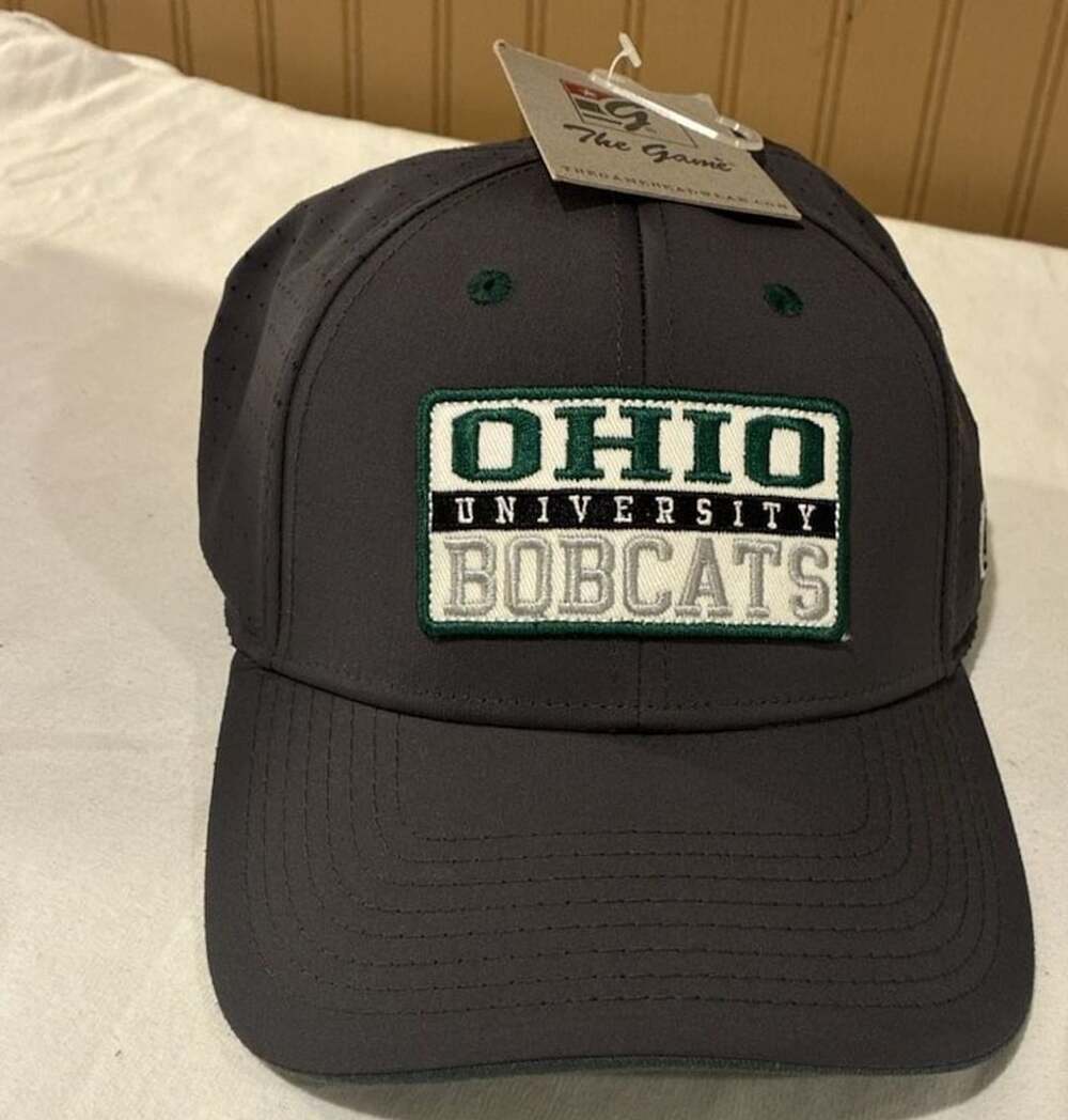 The Game Ohio University Bobcats A-Flex Gray Perforated Hat